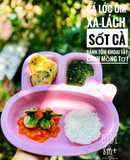 Bánh tôm khoai tây- Cá lóc om xà lách