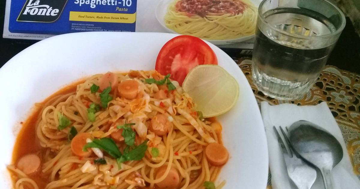 Resep Spaghetti Kuah Pedas Oleh Farida Sulthan 🇮🇩 Ig Malika02782