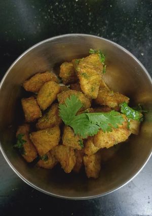 A picture of Crispy aaloo chat.