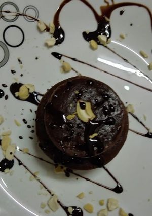 A picture of Nutella mini cake.