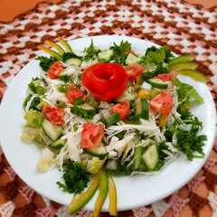 سلطة خضار 🥗-レシピのメイン写真