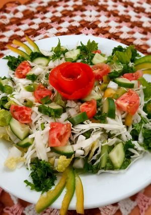 صورة لوصفة سلطة خضار 🥗