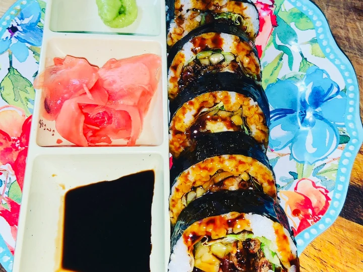 Easy Ways Make|Recipe} Homemade Spider Sushi Roll, Tasty