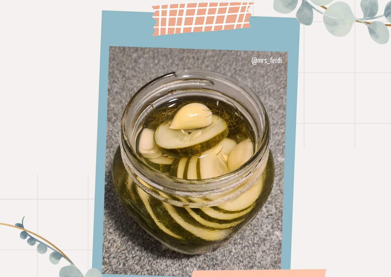 Pickles Timun (biasa digunakan utk burger, shawarma dll)