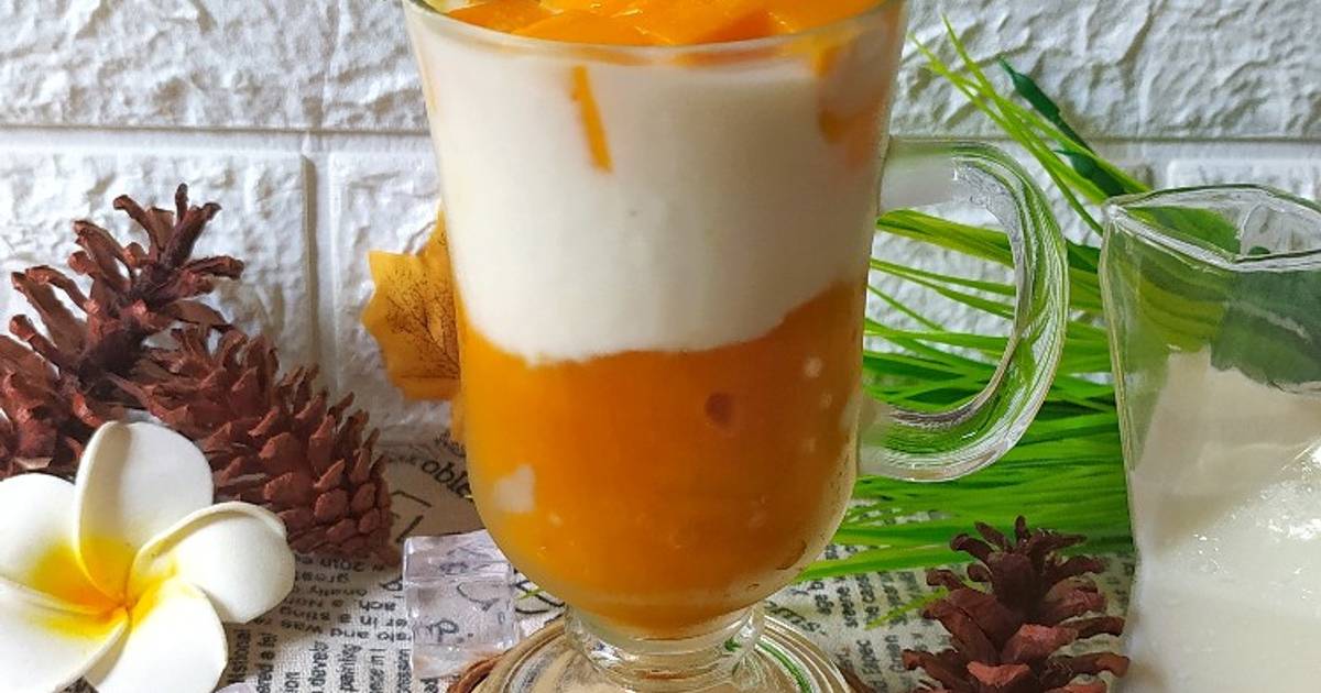 Resep Korean Fresh Mango Milk Oleh Rahayu Sartika Br Sembiring Cookpad