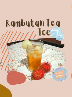 Foto resep Es Teh Rambutan | Rambutan Tea Ice