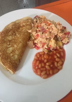 A picture of Fluffy Pancake Breakfast.