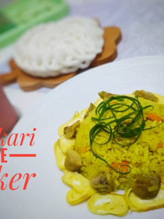 Foto resep Nasi kari rice cooker