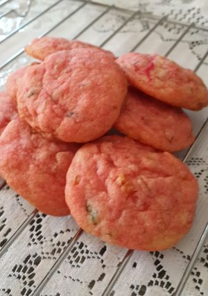Foto resep Pink Butter Cookies