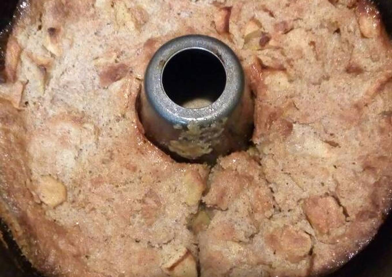 Budín de manzanas verdes y limón