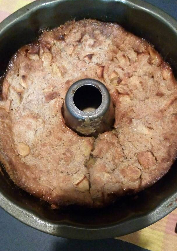 Una foto de Budín de manzanas verdes y limón