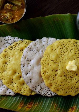 A picture of Surnoli: (Bread dosa/ Buttermilk dosa).