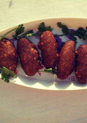 A picture of Sabudana kebabs.