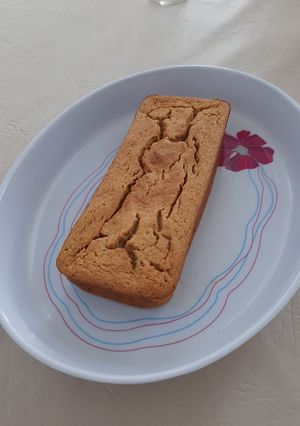 Una foto de Budín de banana saludable