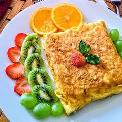 A picture of Special cheese omelette sandwich....