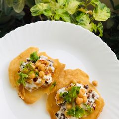 A picture of Papri Chaat.