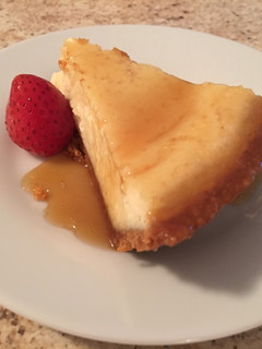 Una foto de Cheesecake con licor limoncello