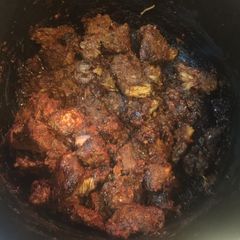 A picture of Carne Adovada.