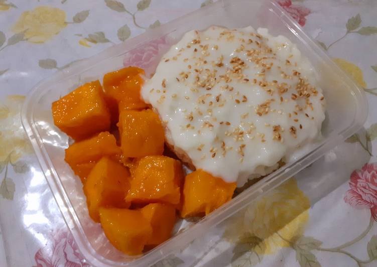 Resep Mango Sticky Rice | Bagaimana Membuat Mango Sticky Rice, Sempurna