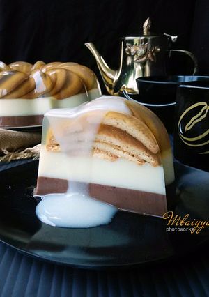 Foto resep Pudding Marie 3 Lapis