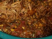 A picture of smoked pulled pork