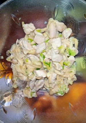 Foto resep Tumis Ayam Jamur Tiram