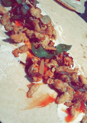 صورة لوصفة شاورما لذيذه بصلصه الصويا