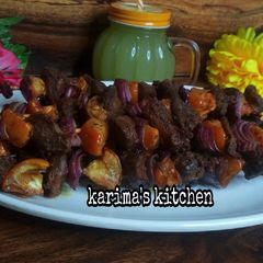 A picture of Beef kebab.