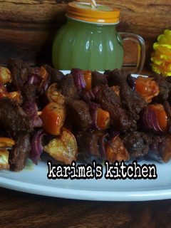 A picture of Beef kebab.