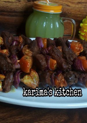 A picture of Beef kebab.