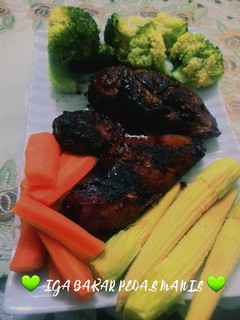 Foto resep IGA BAKAR PEDAS MANIS JUICY 💕