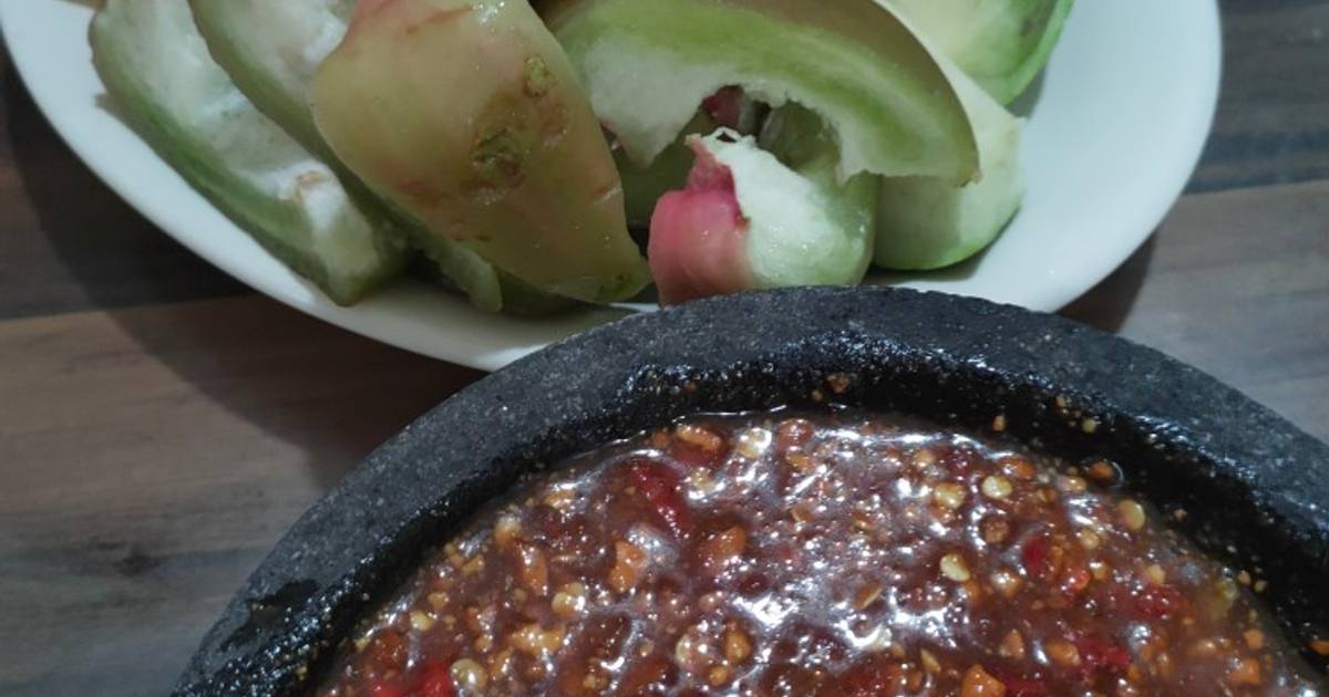 Resep Rujak Bumbu Kacang Oleh Fitria Kusuma Dewi Cookpad