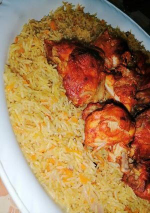 صورة لوصفة ارز بخاري بالدجاج