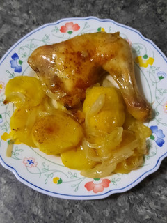 Una foto de Traseros de pollo asados
