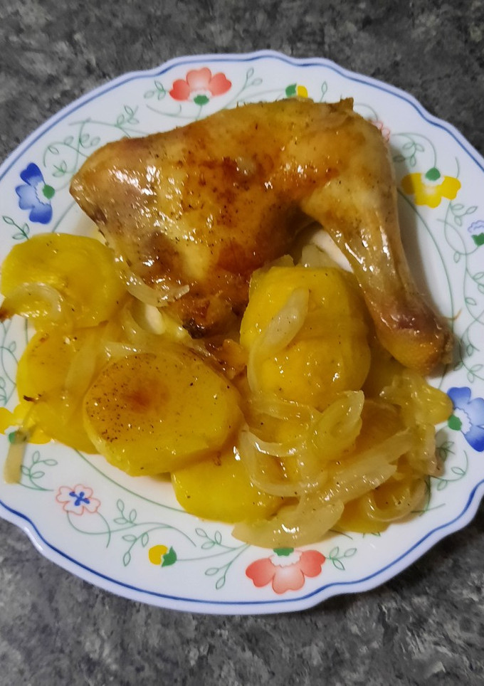 Una foto de Traseros de pollo asados