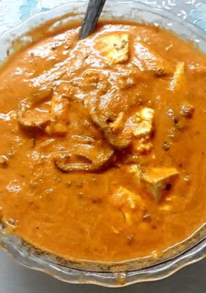 A picture of Shahi Paneer.