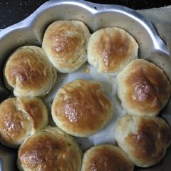 A picture of Homemade buns.