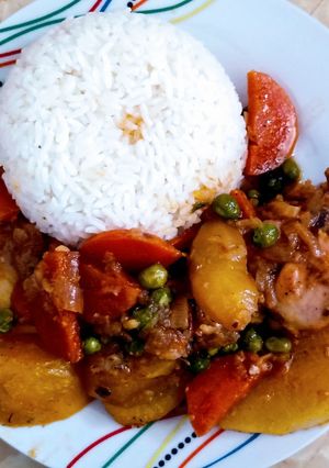 Una foto de Estofado de pollo