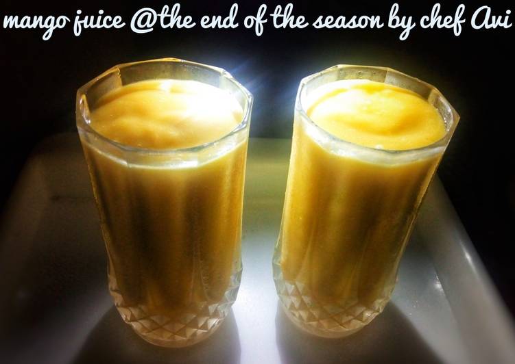 Easiest Way to Prepare Perfect Mango Juice
