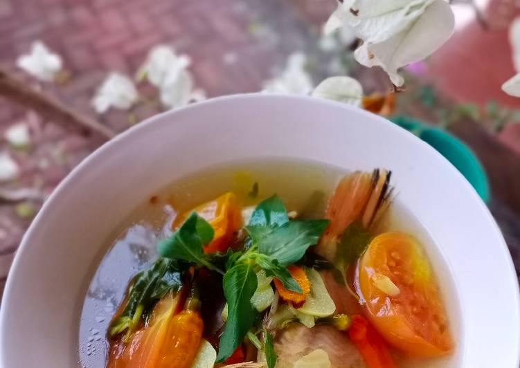 Cara Menyiapkan Sup ikan kakap merah Anti Gagal!