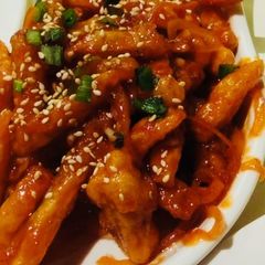 A picture of Honey chilli potato.