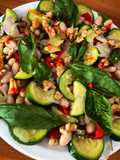 Mixed Salad with Cannellini Beans
