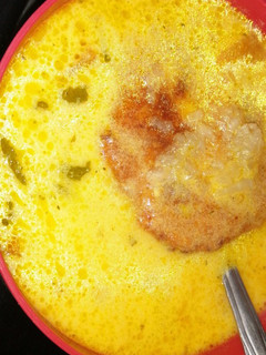 Una foto de Sopa de queso 🧀 o cuajada
