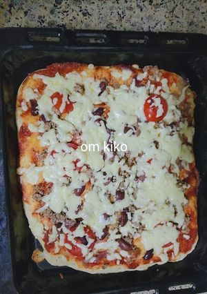صورة لوصفة البيتزا 🍕🍕🍕