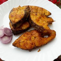 Garlic fish fry A picture of Garlic fish fry.