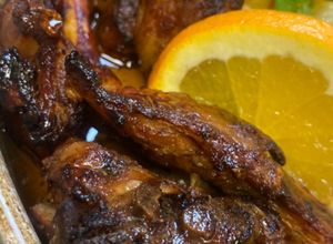 Foto de Costelas de Porco Caramelizadas com Laranja