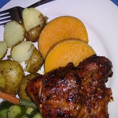 A picture of Chicken with a tangy flavour.