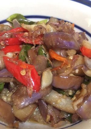 Foto resep Tumis Terong Ungu