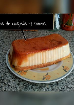 Una foto de Tarta de cuajada y sobaos