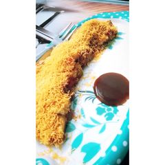 A picture of Potato Besan dish.